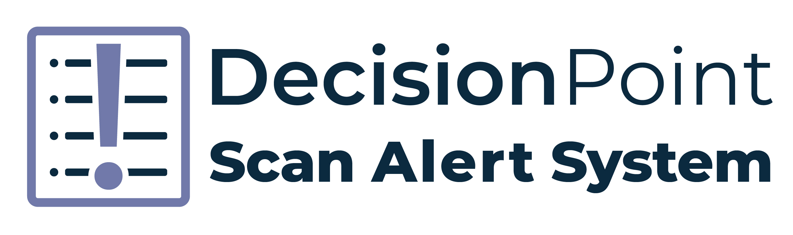 DecisionPoint Scan System logo with text description